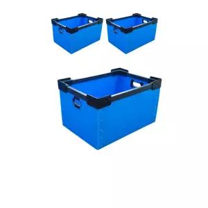 두겹으로 제작되어 튼튼한 단프라박스 소 X 3개입/선반/폴딩/와이드/오픈/조립/모서리/공간/바구니/상자