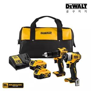 디월트 20V 5Ah 툴 콤보세트 DCK2062P2 (해머드릴DCD709+임팩DCF809)