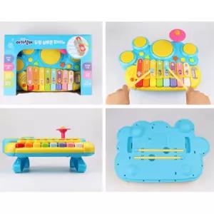 동요 건반 드럼 돌아기 피아노 장난감 오감놀이 청각발달 여아