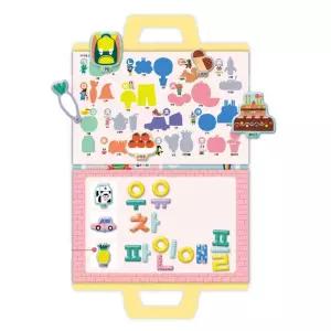 5세 유아한글공부 스티커붙이기 보드판 유치원 7살 어린이집 7세