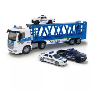 4살남아장난감 경찰차 싣는 카캐리어 대형 트럭장난감 어린이집