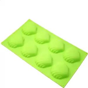 X-하이베이 실리콘 몰드 쉘 비누 마들렌 케이크 초콜릿 쿠키 페이스트리 메이커 - 사실적인 해변 디자인