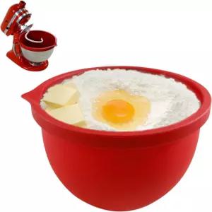 키친에이드용 실리콘 라이너 5Qt 틸트 헤드 스탠드 믹서 무취 두껍고 추위/열 저항성 및 논스틱 쉽게 청소