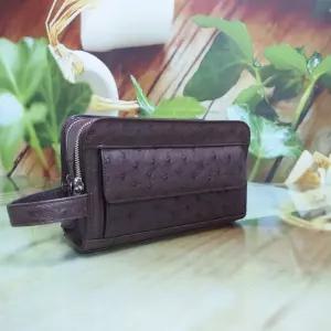 구제토토 타조가죽 클러치백 맨스백 세컨백 중고가방 62503