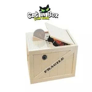 ( )동전훔치는 지폐수납 고양이 동전수납 저금통 저금통 귀여운