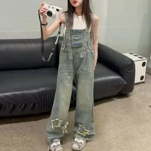 [보리보리/마미누리]아동 주니어 청 멜빵바지 데님 편한 키즈룩 아동복