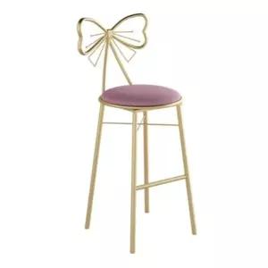 리본의자 리본 체어 철제 골드 홈바의자 높은 바체어 럭셔리