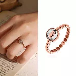 [골드앤] 14K 럭키 피쉬 반지 [써클]