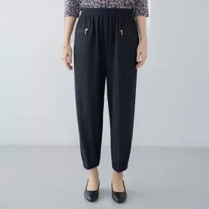 엄마옷 마담4060 바지 중년여성 데일리 가뿐한지지미엠보밴딩팬츠 -YPN2603061-