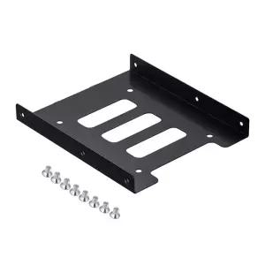 2.5에서 3.5인치 메탈 SSD/HDD 어댑터 브래킷 SATA PC 케이스 및 모바일용 휴대용 하드 드라이브 장착 키트