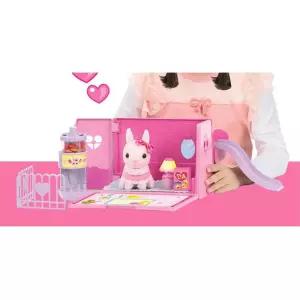 5살여아장난감 핑크 토끼 가방집 꾸미기 소품 남아 돌아기 유치원 세돌