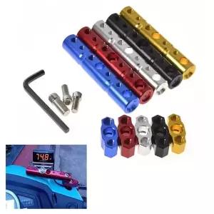 오토바이 스쿠터 ATV 지원 스포트라이트 핸드폰 홀더에 대 한 다기능 알루미늄 백미러 마운트 익스텐더