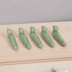 받침대 젓가락받침대 스푼거치대 청자5P 수저거치대