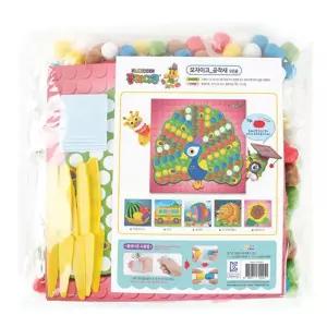 플레이콘 모자이크 공작새 (5인용 1세트)