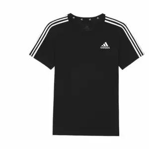 [매장정품] 아디다스 3S 에센셜 반팔티 블랙 여자 스포츠 삼선 반팔 티셔츠 GN3995
