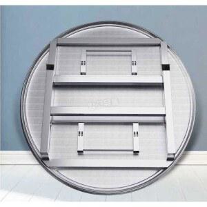 원형 테이블 접이식 식탁 펜션 파티 입식 포차 스텐 음식점 화이트 cm 거실 드럼통