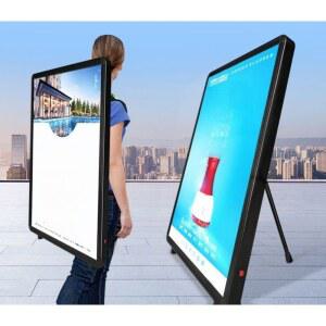 가방식 홍보배너 판 마케팅 플랜카드 메뉴판 철제 이동식 백월 홍보 블랙