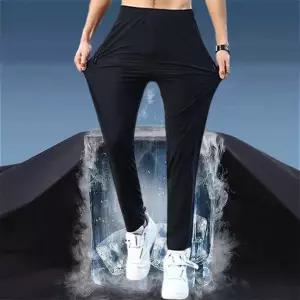 남자 여름 아이스 쿨링 스판 밴딩 슬랙스 팬츠 바지 wXh5+6QQi