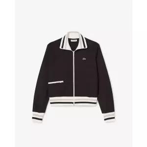 매장정품 LACOSTE 라코스테 브랜드관 26SS 여성 인터록 컬러티핑 집업 스?셔츠 SF5252-56G 0QI(브라운) 12