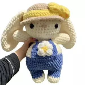 뜨개 애착 인형 봉제 만들기 코바늘 손뜨개 패키지 DIY 토끼