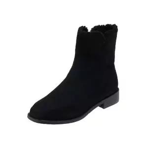 봄신상 [론칭가 190,000원] 에스콰이아 여성 스웨이드 앵클부츠 YXDWBS929BK
