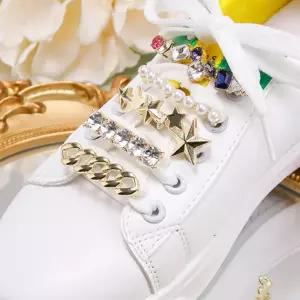 큐빅 신발끈 악세사리 운동화끈 보석 장식 코사지 클 pCI2+4Tsf