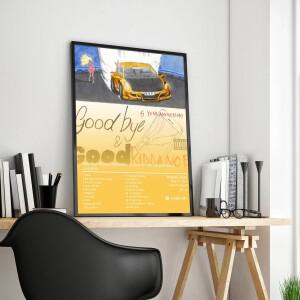 호환 Juice WRLD 앨범 Goodbye  Good Riddance 포스터 세트 음악 랩퍼 힙합 데스 레이스 사랑 캔버스 인쇄