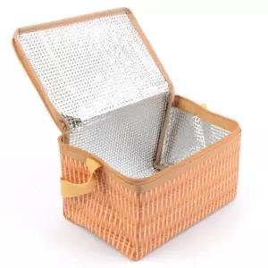 라이즈올 나무무늬 보냉 파우치 도시락보온보냉가방