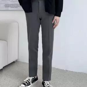 스판 슬랙스 남자바지 봄가을 슬림 일자핏 오피스룩 ENa7+9qIt