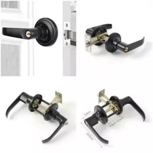 침실도어락 백세트조절 열쇠형 방문손잡이 두꺼운문 도어락 48-65