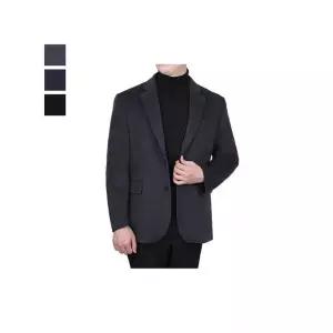 리빌모아 남자 겨울 고급 울 핸드메이드 정장 콤비자켓 LV-COW-23-진회색