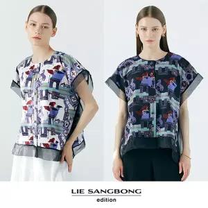 이상봉 에디션 프린트 케이프블라우스 1종