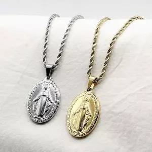 기적의패 목걸이 분도패 기적의 메달 기적패 천주교 성물 세례