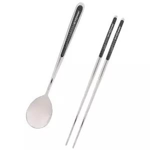 [에이치플러스몰]브롤스타즈 스텐 진공 수저 젓가락 세트 1P 초등학생 초등수저세트