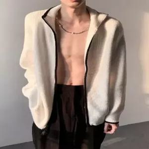 남성용 블랙 니트 댄디 집업 앤 카디건 SPO마켓1