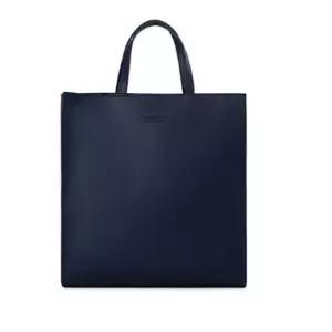 토트 크로스백 스퀘어 서류 직장인 가방 네이비