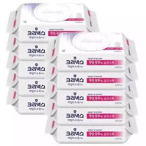 크리넥스 데일리 소독티슈 캡형 50매 x10개