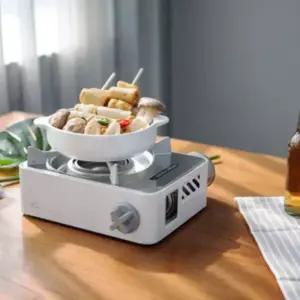 자동점화 감성캠핑 코베아 엑스온 버너 화이트 자동점화