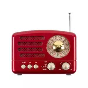 엔틱 라디오 블루투스 스피커 / RED