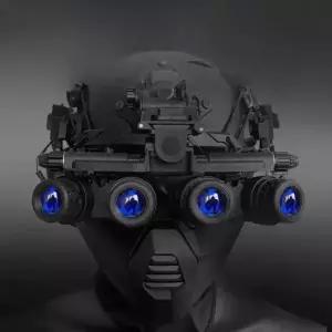 야간투시경 헬멧 모형 고글 사막색 장비 세트 장난감