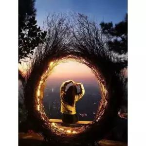 정원 야외 벤치 등나무 발코니 2인용 테라스 의자 내구성 편안한