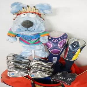 중고 여성 야하마 페미나 드라이버 RMX 아이언 조합 풀세트 까스텔바작 캐디