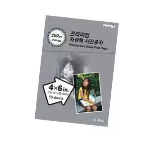 저광택 전문가형사진용지 260g 4x6 50매 1P 복사 인쇄