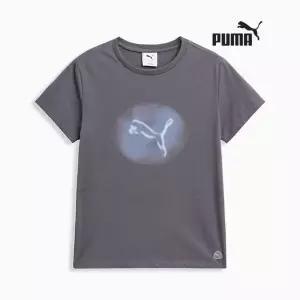 [국내매장판] 푸마 캣 로고 반팔 티 529754 03 여성용 기능성 티셔츠 244243