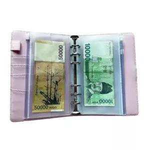 A6 육공다이어리 현금지퍼백 머니포켓 생활비바인더