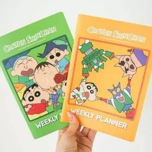 짱구 주간계획 중철 노트 4P 위클리 스케줄러 계획표