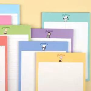 피너츠 스누피 B5 메모 패드 2P 뜯어쓰는 다용도 노트