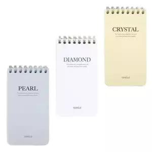 양지 PP 커버 상철 노트 70x130mm 1P 라인 유선 수첩