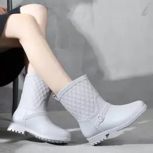 여자 여름 비올때 신발 농사 일 장화 발목 낚시 캠핑 bnU2+6wQP