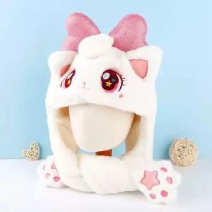 위시캣 아이냥 모자목도리 유아모자 겨울 기모모자 방한 아동 용품